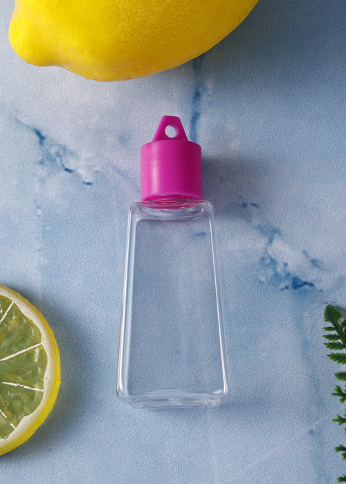 30ml PET transparent krok trapetsformad flaska