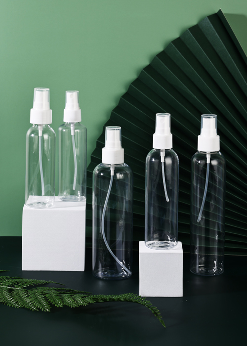 60-200ml PET klar rund sprayflaska
