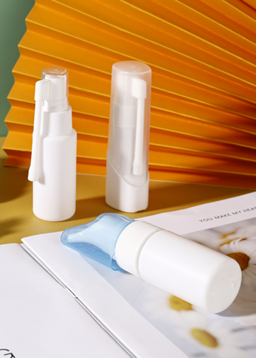30-50ml PE vit rinitis sprayflaska saltlösning lotionflaska