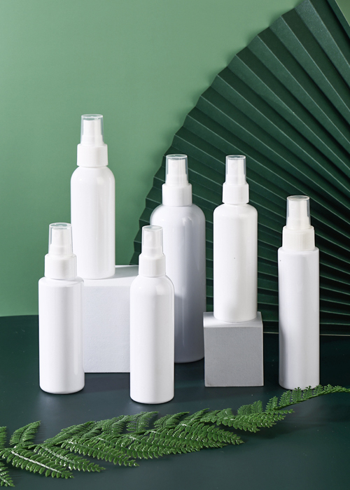 100-200ml vit PET rund sprayflaska