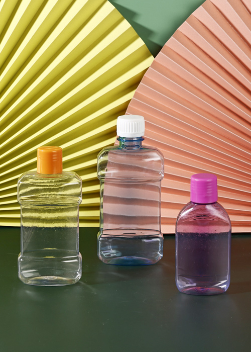 100-300ml PET klar munvattenflaska