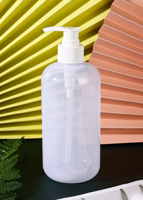 500ml PP Clear Lotion Pressure Pump Gel Hand Sanitizer Flaska