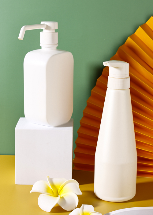 500ml PE vit lotion gel desinfektionsflaska ny duschgel handdesinfektionsflaska