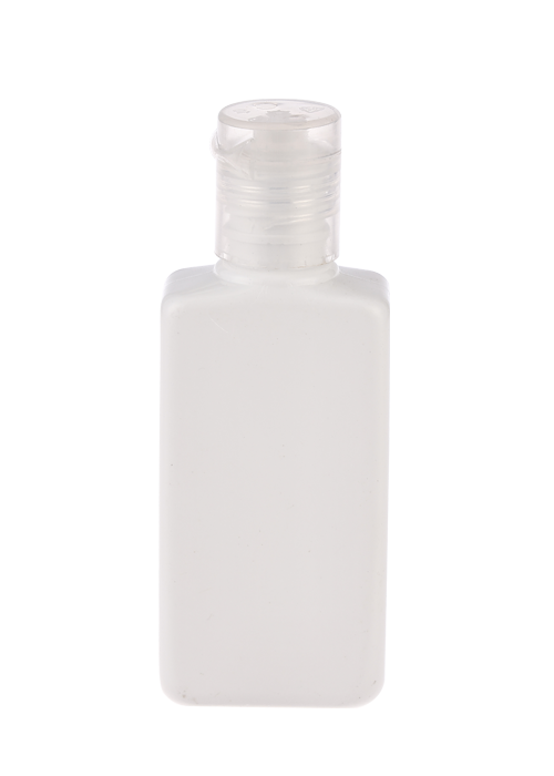 30-60ml platt fyrkantig flip-top flaska