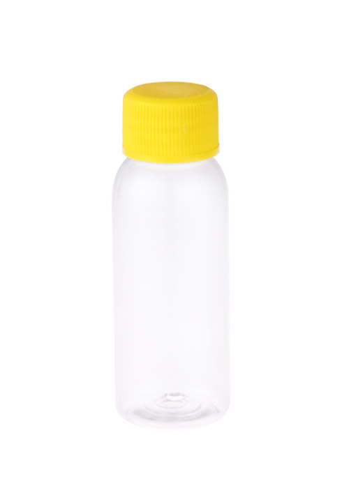 30-100ml PET transparent flip-top flaska