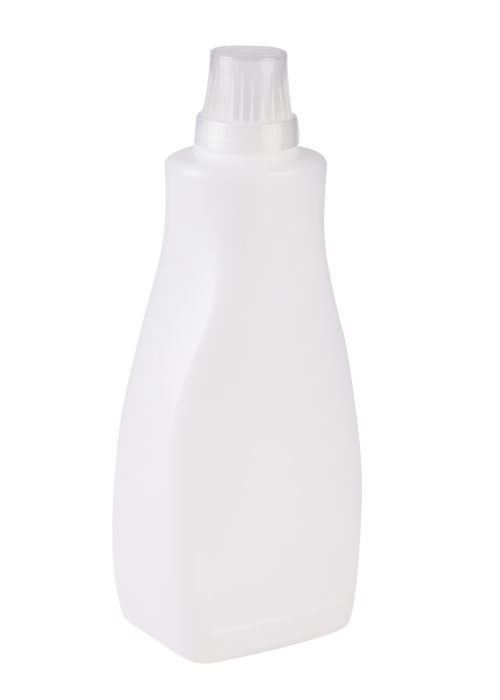 1L PE White Laundry Liquid Bottle Mjukmedelsflaska