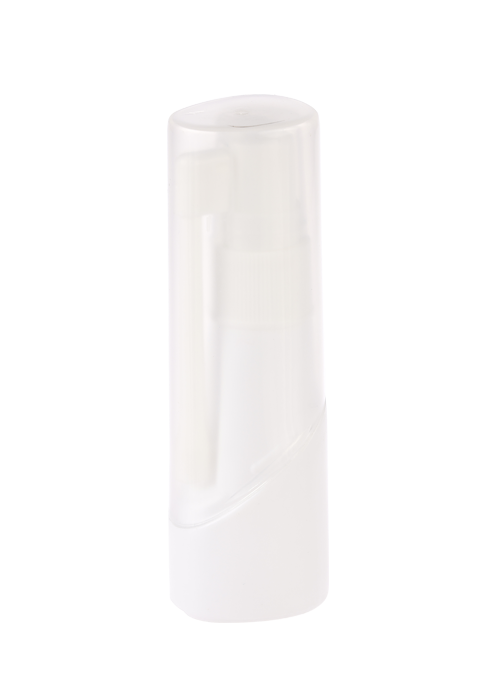 25ml PE rhinitis sprayflaska med stort lock och stort lock