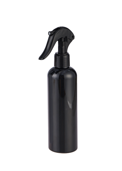 200ml PET liten sprayflaska för mus cylindrisk handsprayflaska