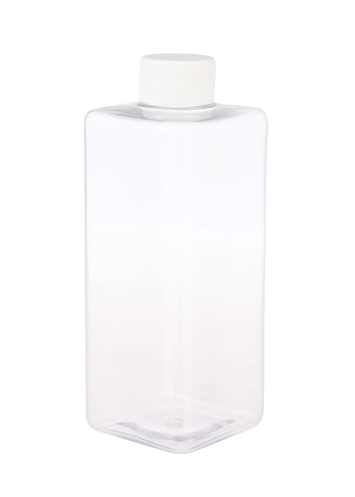 300ml PET fyrkantig transparent flaska